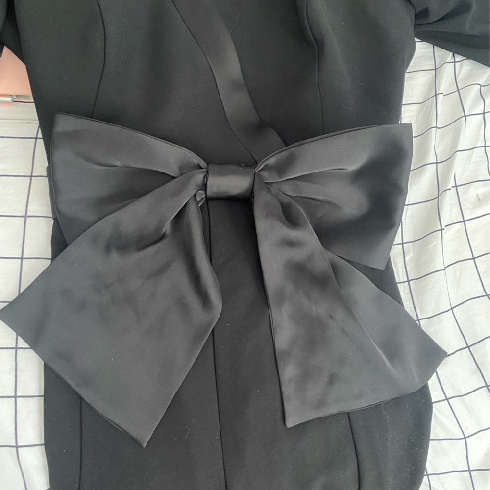 Satin Bow Jumpsuit